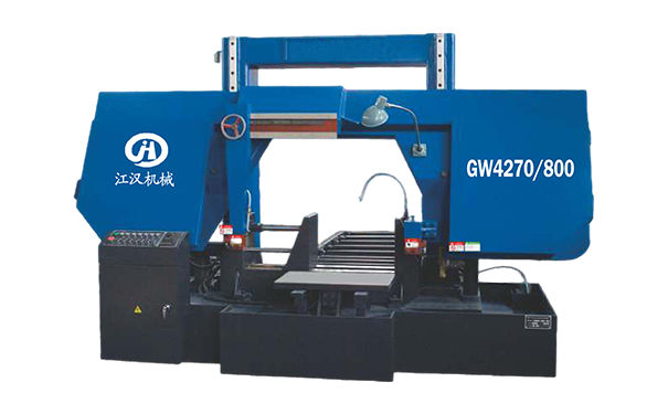 郫县GW4270/800双柱龙门卧式带锯床